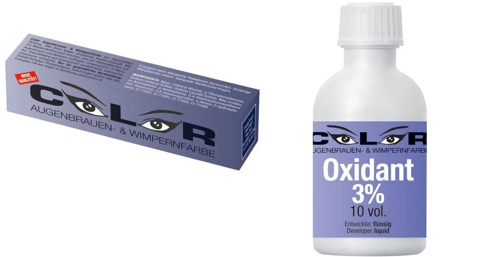 Color Augenbrauen- und Wimpernfarbe +Color Entwickler 3% 50 ml