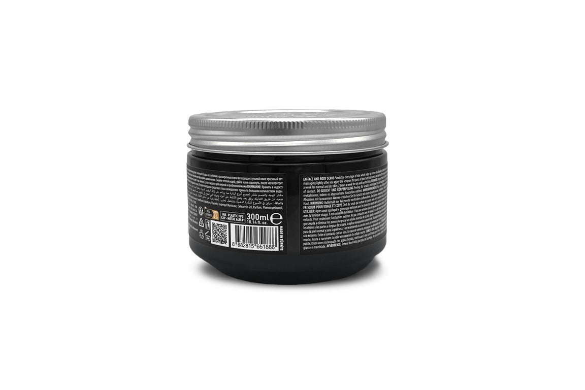 Barbertime Gesicht Peeling Scrub 300 ml