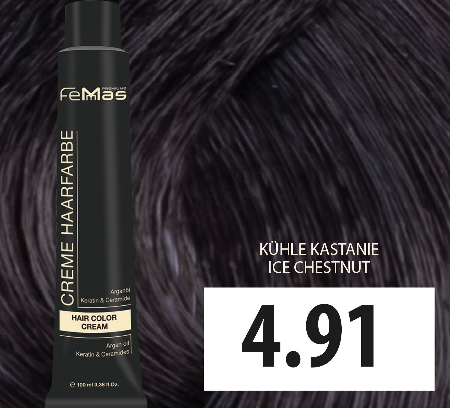 FeMMas Harfarbe 100ml Natural Kühles & Kühle Kastanie