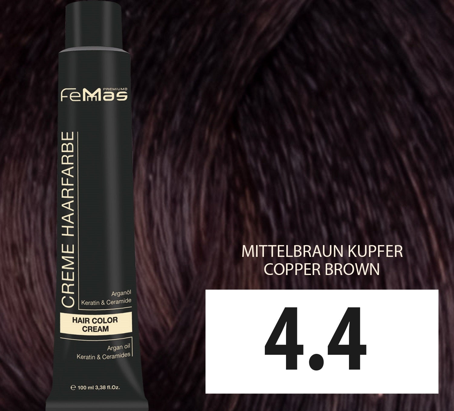 FeMMas Harfarbe 100ml Kupfer töne