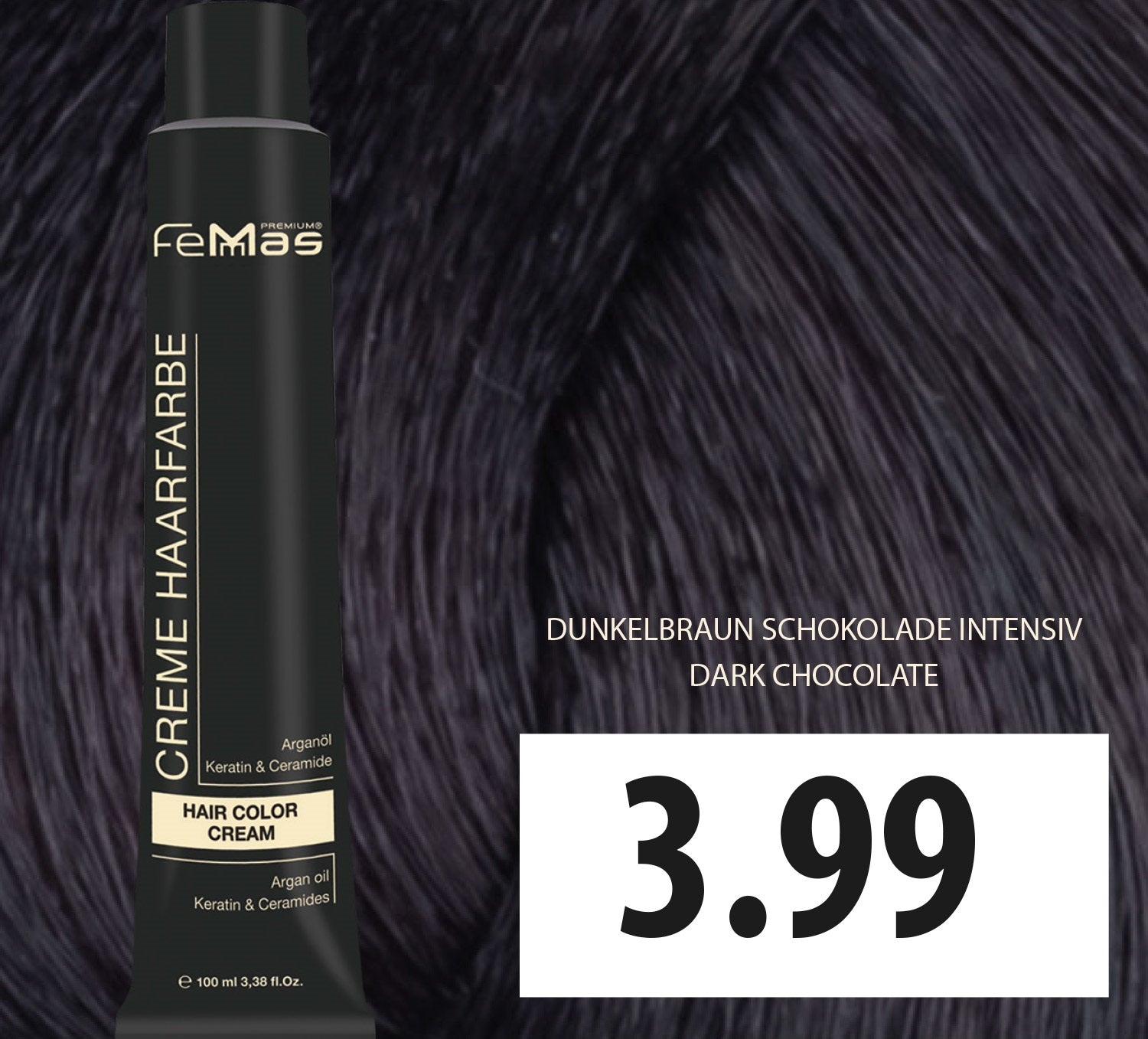 FeMMas Harfarbe 100ml Amber & Schokoladetöne